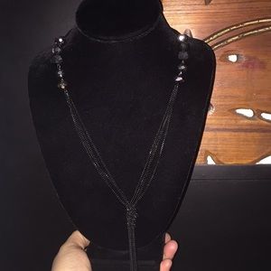 Black chain necklace